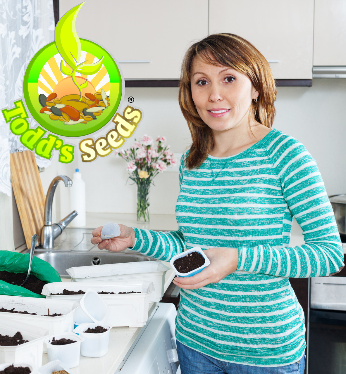 BRAND NEW MIX!  Superfood Microgreen Seeds Mix - Purple Kohlrabi, Collard, Radish, Turnip & Broccoli Sprouts Seeds - Image 2