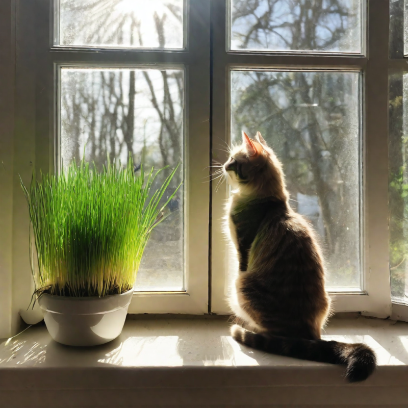 Wheatgrass/Catgrass Sprouting seeds - 100% Chemical Free for You and Your Pet!  Treat Yourself and Your Cat to a Catgrass Feast! - Image 7