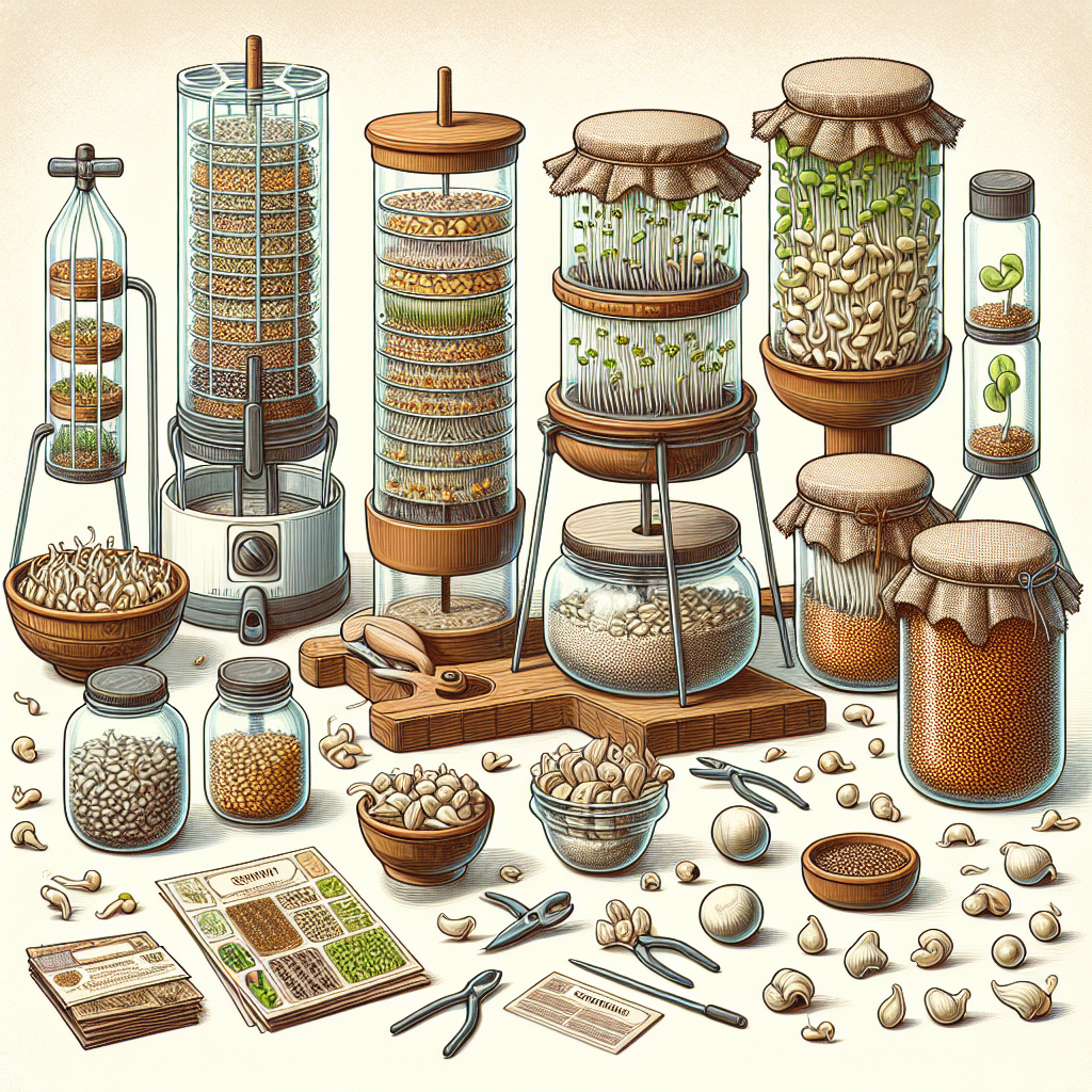 Todd's Seeds sprouting equipment
