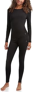 Spyder Womens Thermal Underwear Set - 2 Piece Fleece Lined Moisture Wicking Long Johns for Women Base Layer for Cold Weather